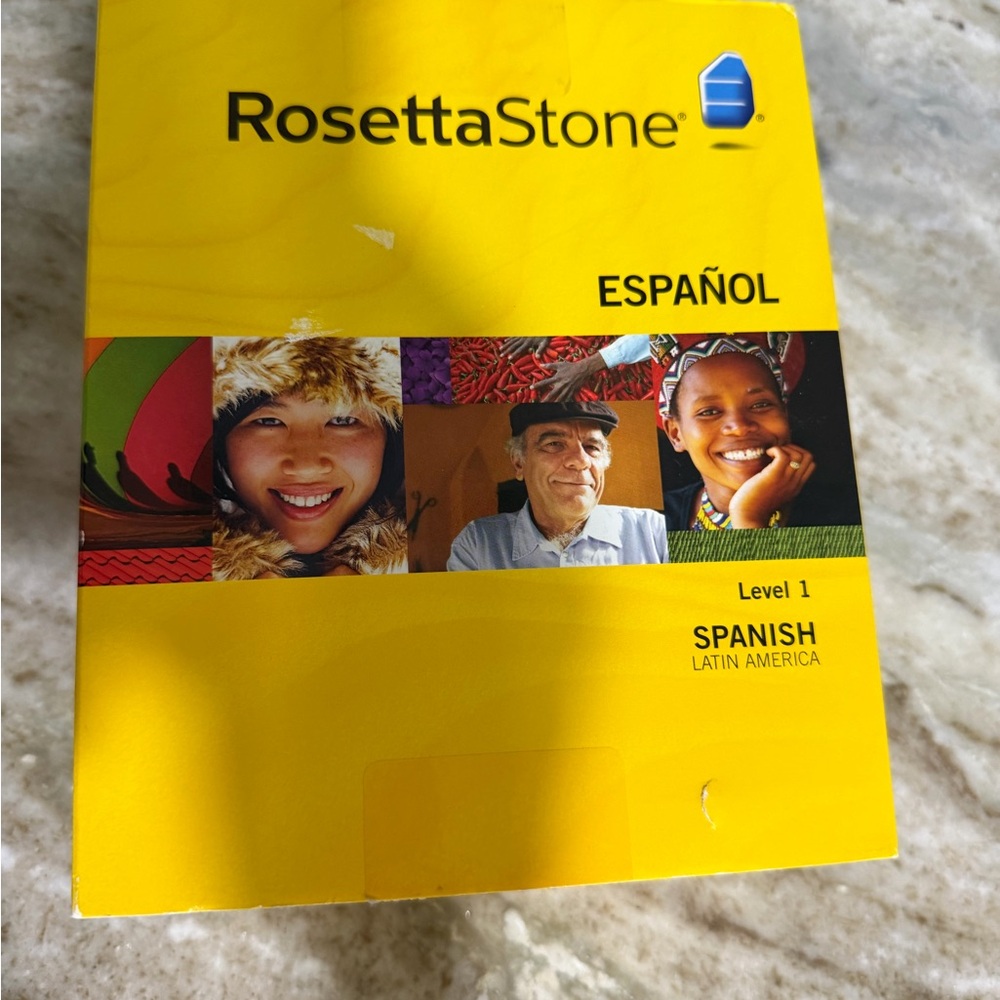 Rosetta Stone Language Learning Software - Bright Yellow Box